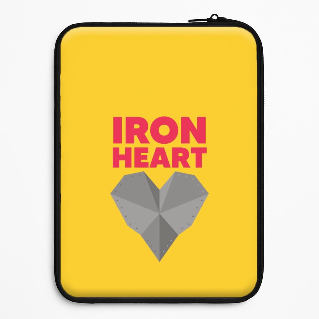 Metal Heart Laptop Sleeve