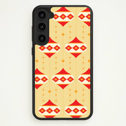 Abstract Christmas Baubles Pattern Galaxy S23 Case