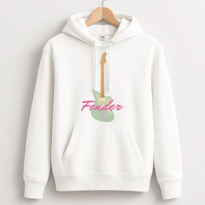 Blue Guitar Fender Unisex Hoodie