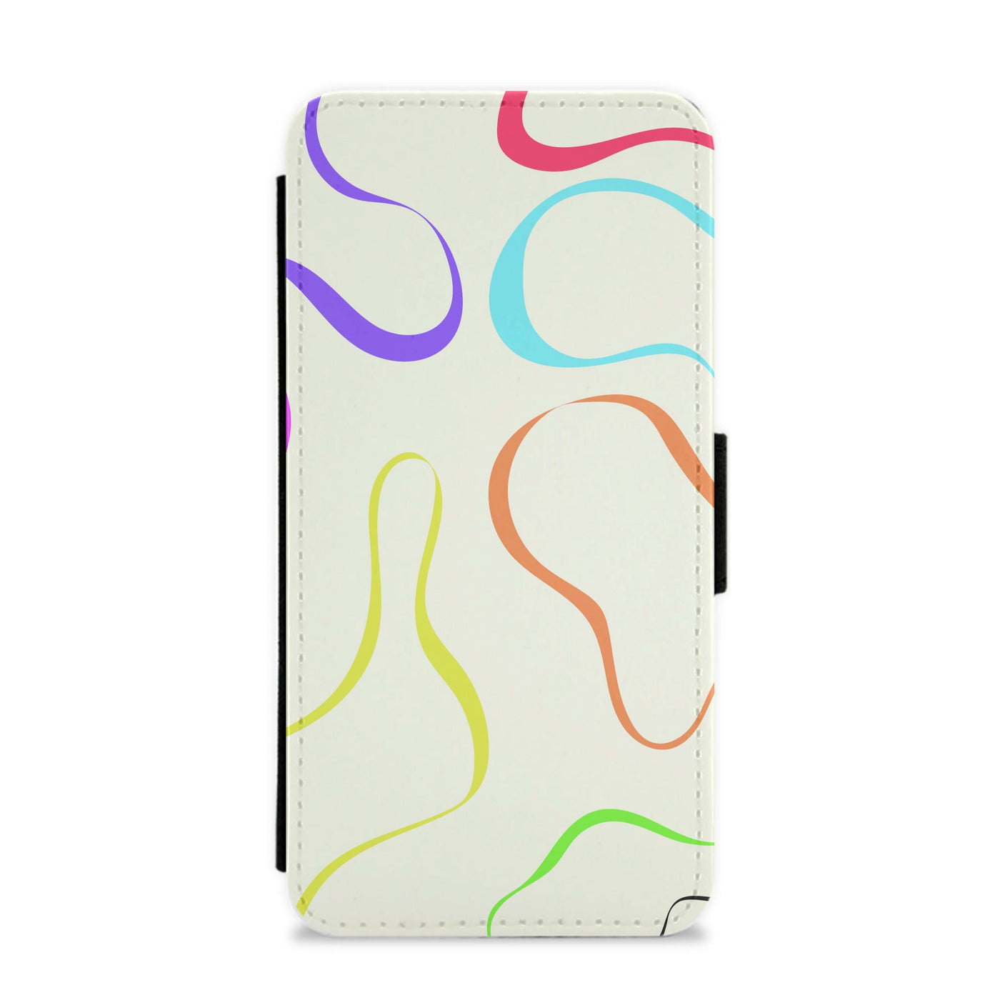 Rainbow Ribbons Flip / Wallet Phone Case