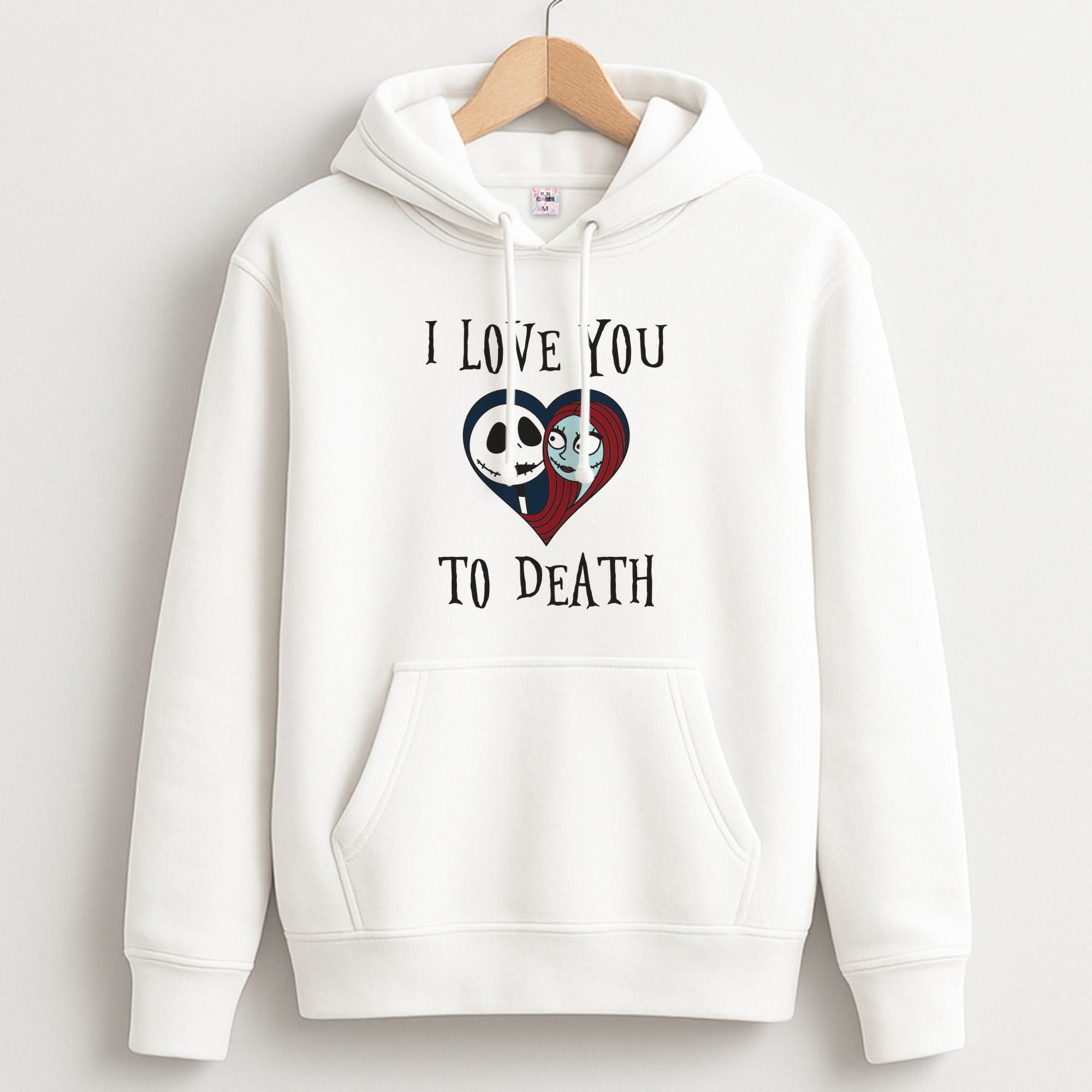 I Love You To Death Heart Hoodie