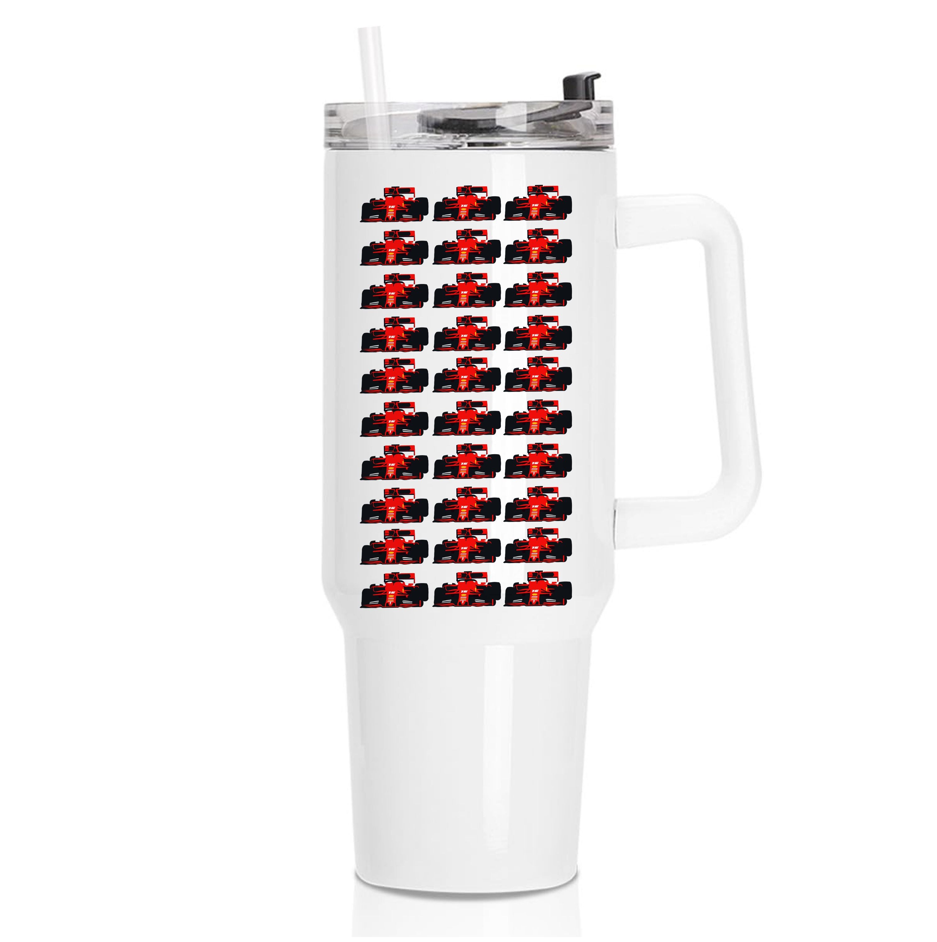 F1 Car Collage Tumbler