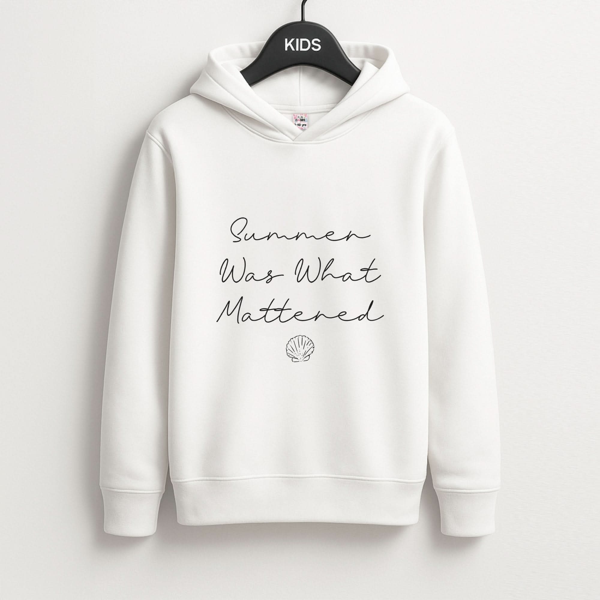 Summer Was What Mattered Kids Hoodie