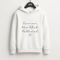 Summer Was What Mattered Kids Hoodie