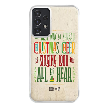 The Best Way To Spead Christmas Cheer - Elf Phone Case