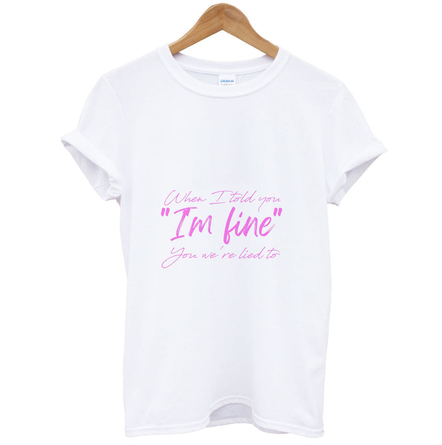 I'm Fine - Gracie Abrams T-Shirt