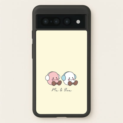 Cute Christmas Marshmellow Plushies Google Pixel 7 Pro Case