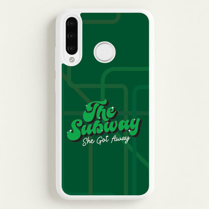 Subway Green Huawei P30 Lite Case