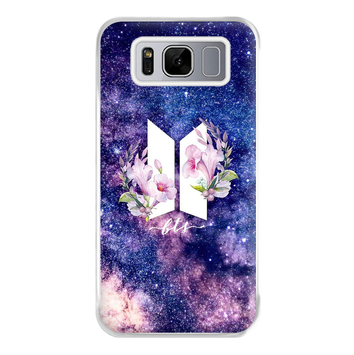Galaxy Floral BTS Logo Phone Case