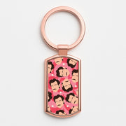 Harry Faceless Pattern Luxury Keyring 4