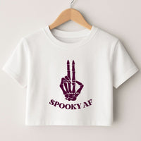 Spooky AF Crop top