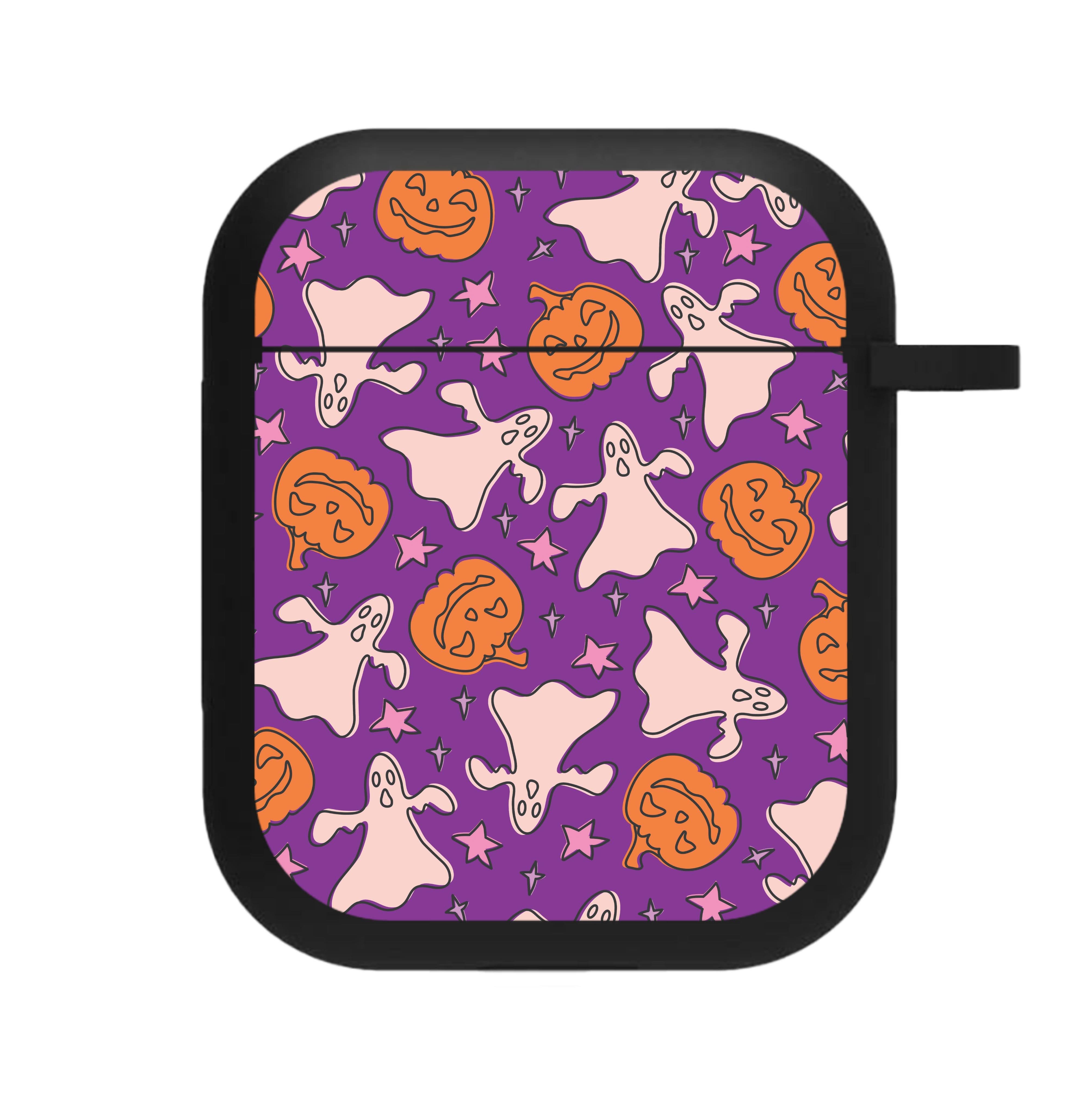 Abstract Halloween Pattern AirPods Case