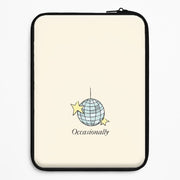 Ocasionally Discoball Laptop Sleeve 1