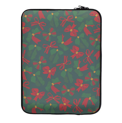 Green And Red Pattern Laptop Sleeve