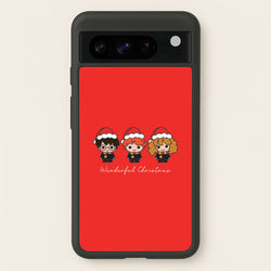 Wizards With Christmas Hats Google Pixel 8 Pro Case