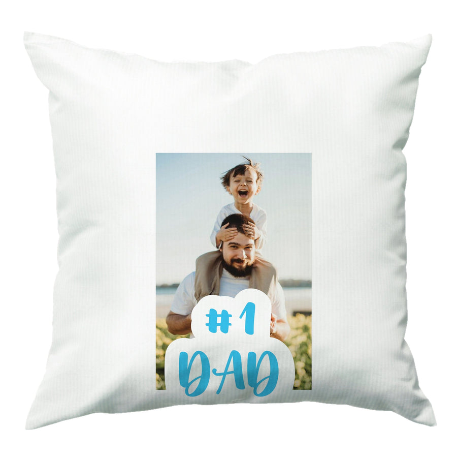 Hashtag 1 Dad - Personalised Father's Day Cushion