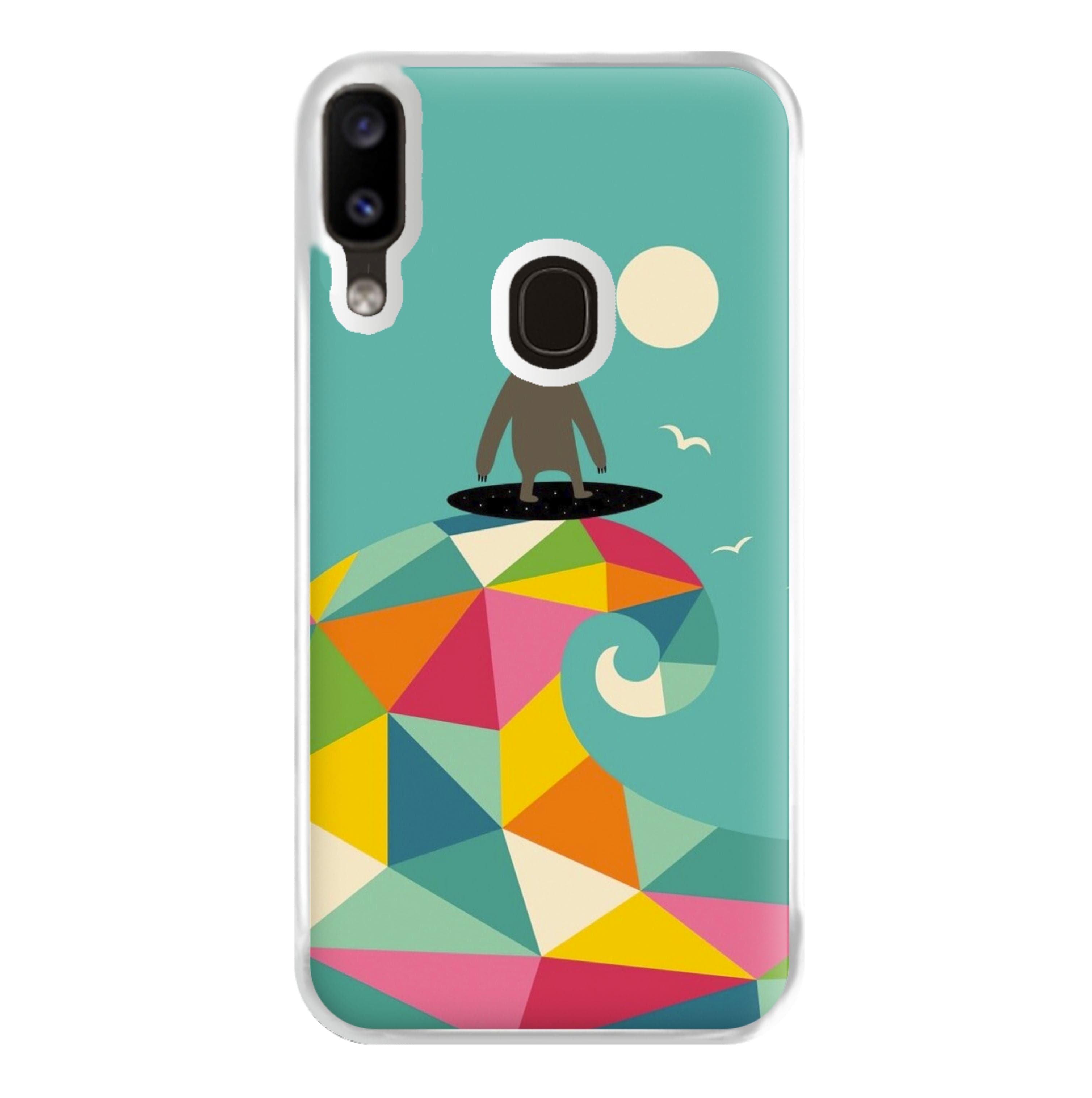 Surfing Sloth Phone Case