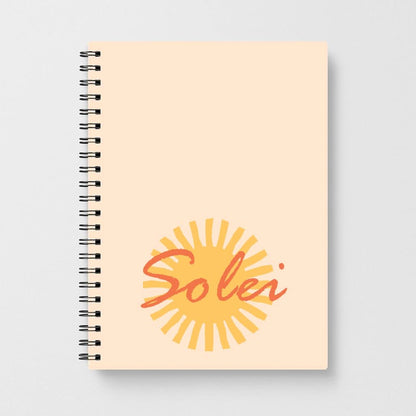 Abstract Sun Solei Notebook