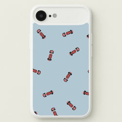 Race Cars Pattern Blue iPhone 17 Air Case