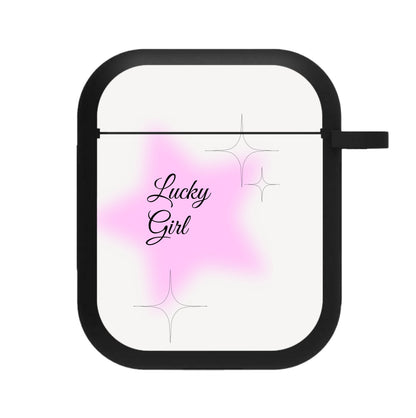 Lucky Girl - Clean Girl Aesthetic AirPods Case