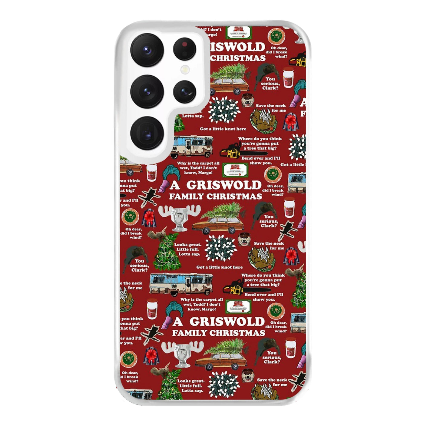 Christmas Holiday Collage Phone Case