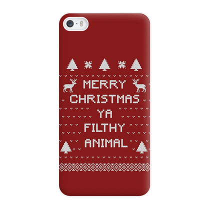 Merry Christmas Ya Filthy Animal Phone Case