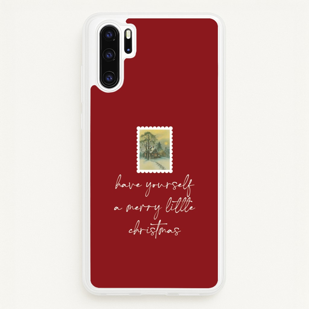 A Merry Little Christmas Stamp Huawei P30 Pro Case