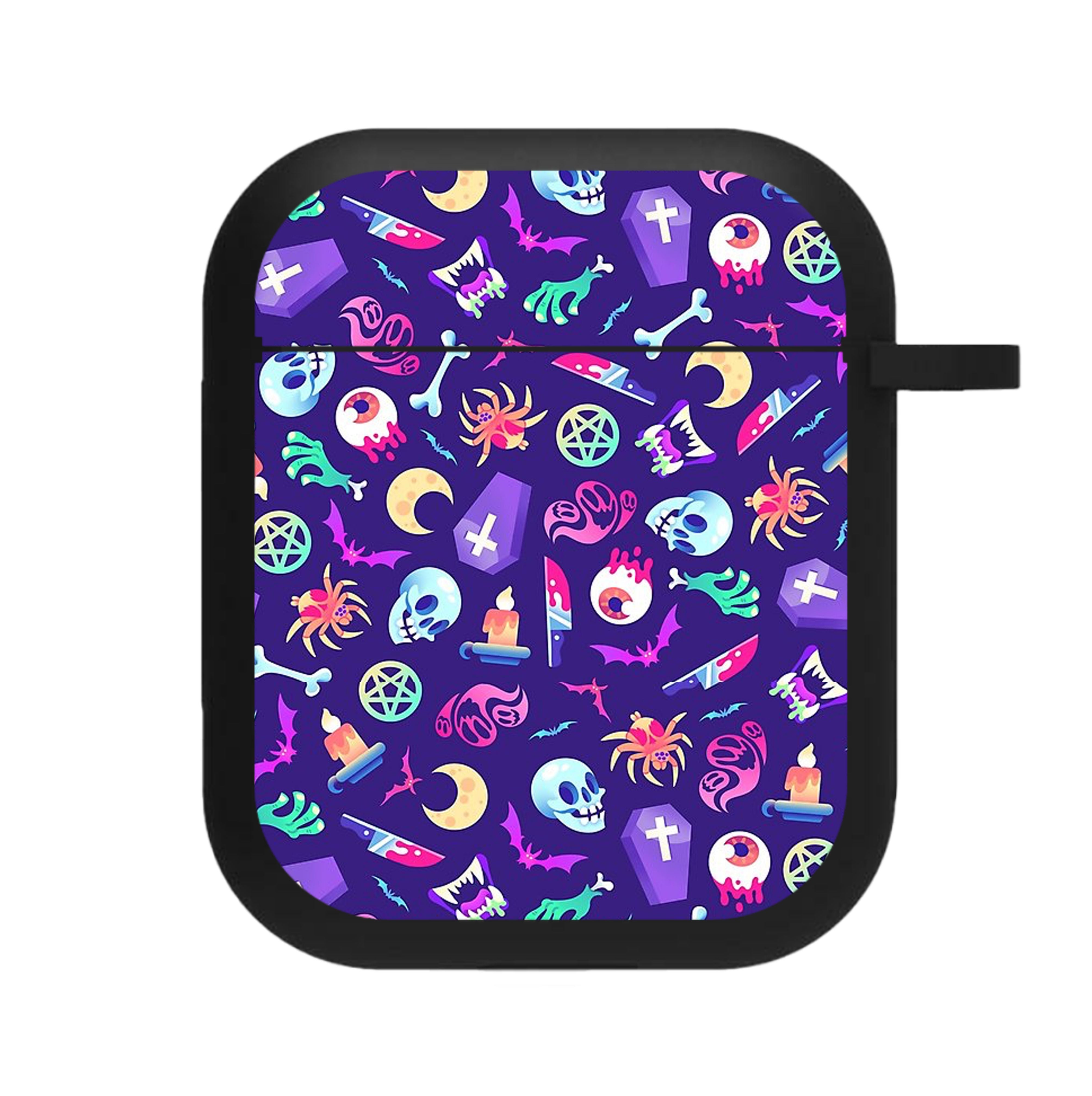 Horroriffic Halloween Pattern AirPods Case