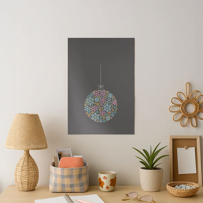 Geometric Bauble  Art Print