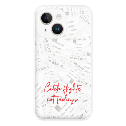 Catch Flights Not Feelings Collage iPhone 14 Plus Case