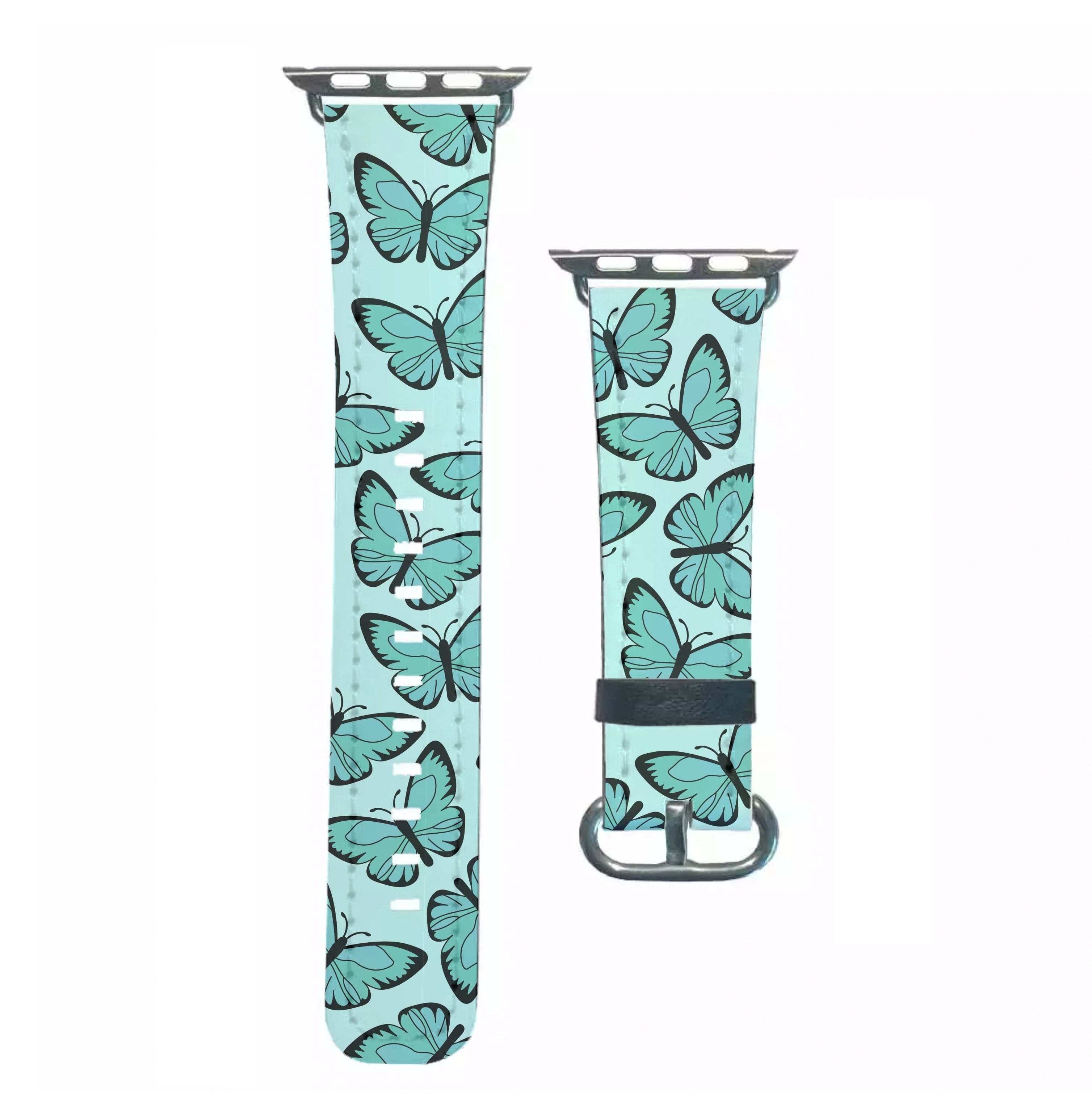 Blue Butterfly - Butterfly Patterns Apple Watch Strap