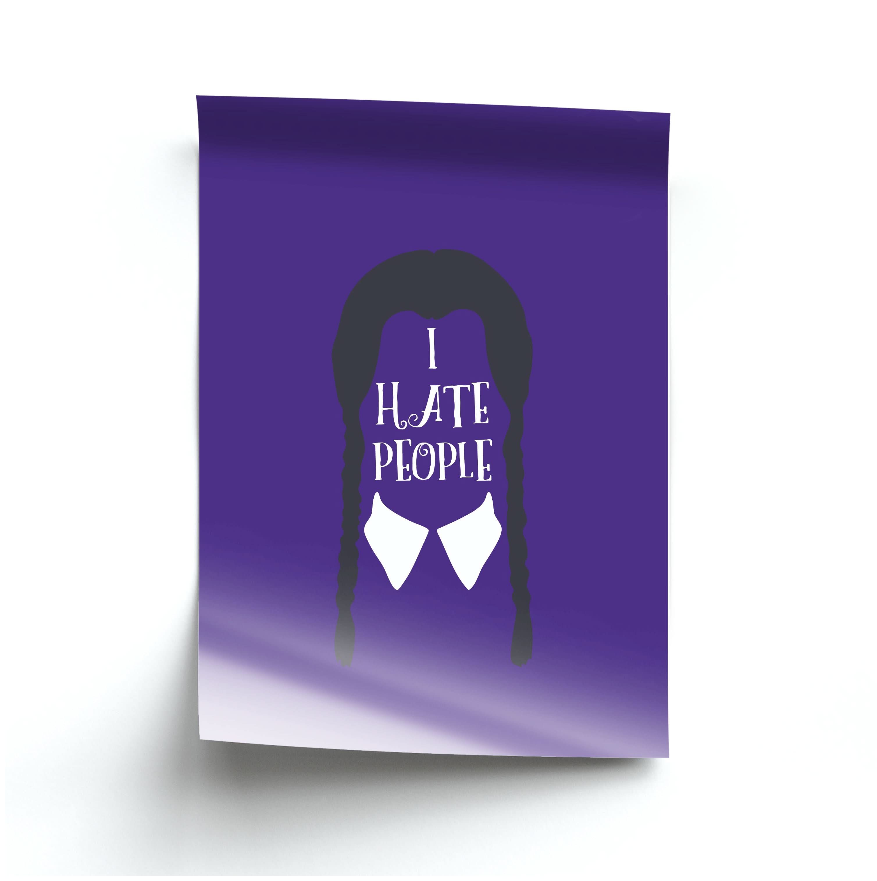 I Hate People Poster