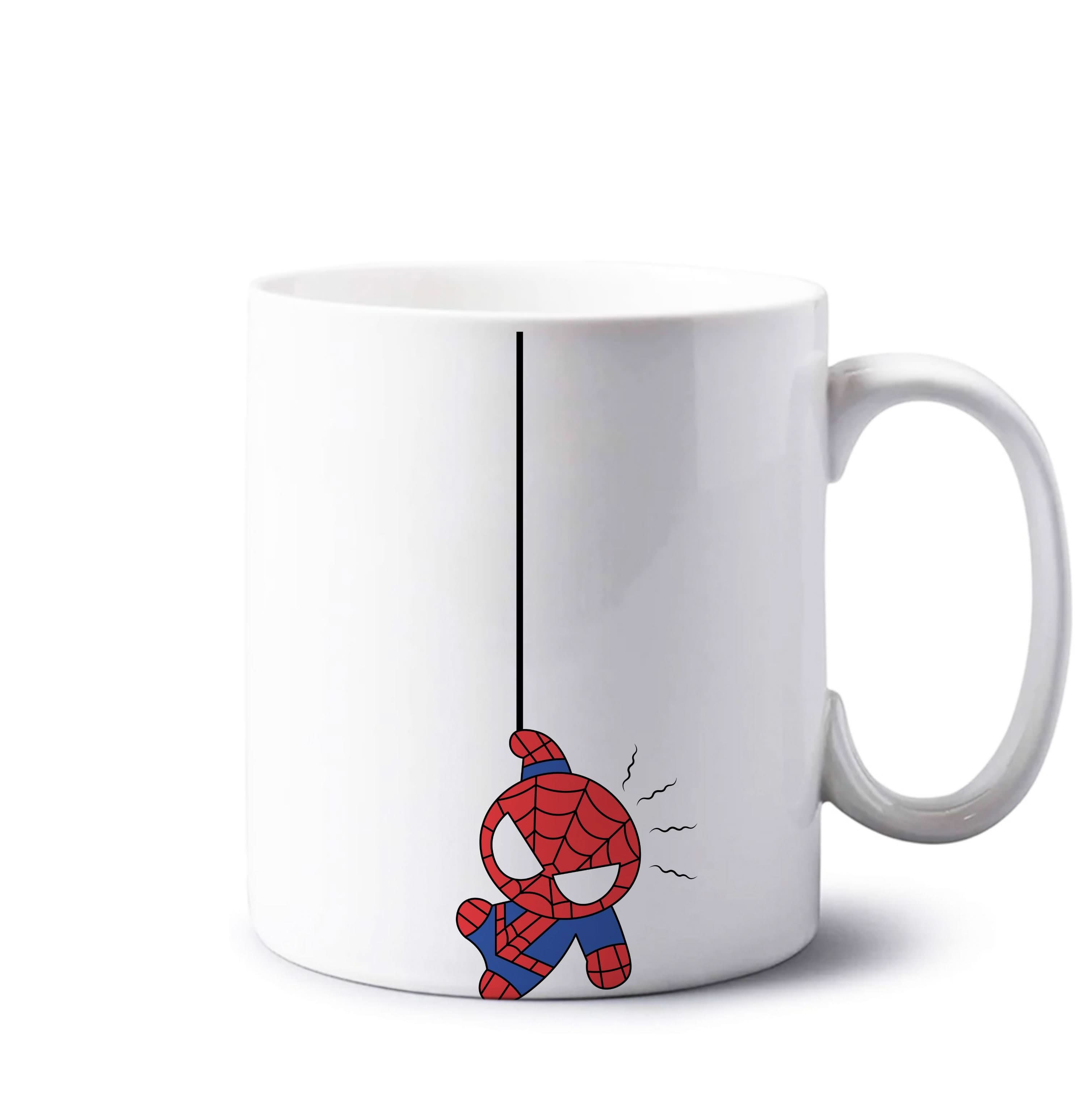 Blue Hanging Spider Hero Mug
