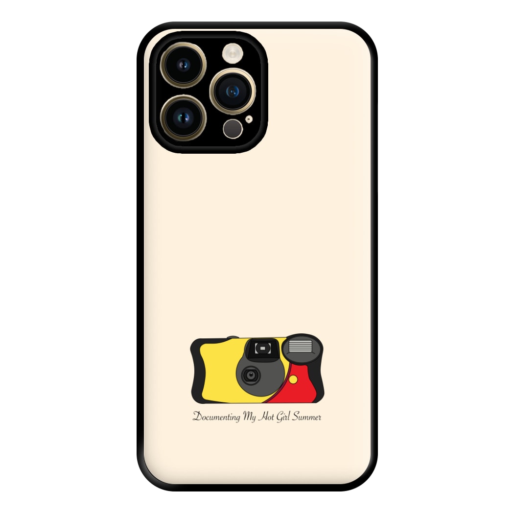 Documenting My Hot Girl Summer Camera iPhone 15 Pro Case