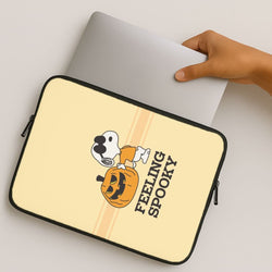 Feeling Spooky Cartoon Beagle MacBook Cover