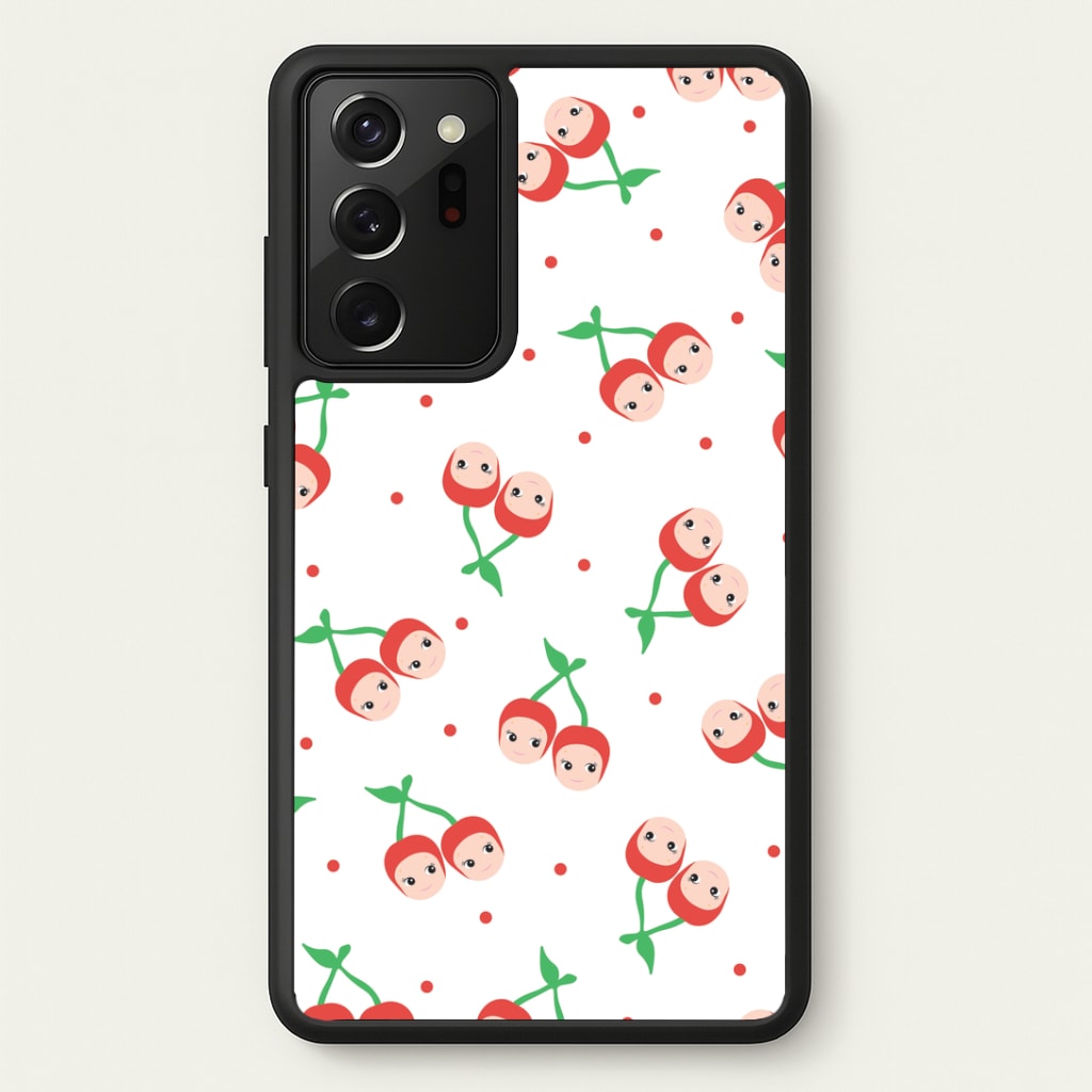 Cherry Angels Pattern Galaxy Note 20 Ultra Case