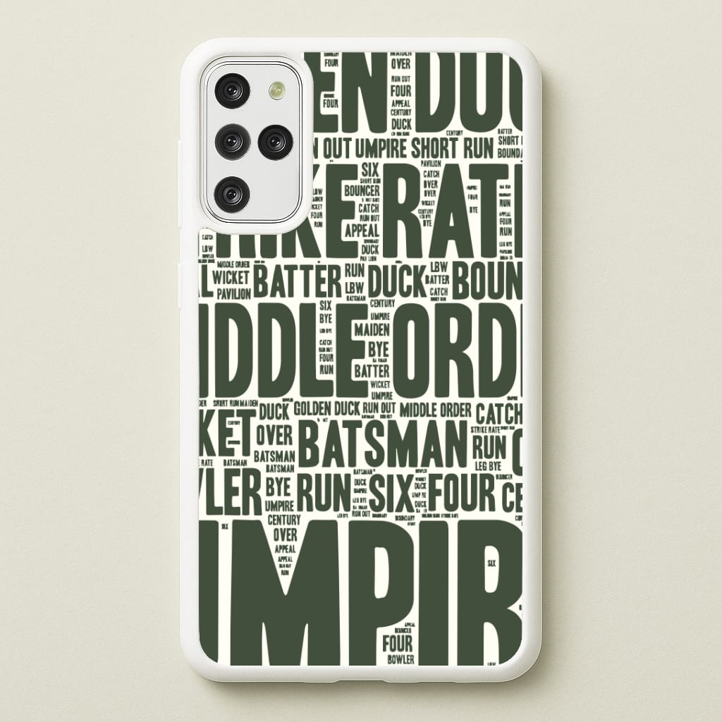 Cricket Wordscape Galaxy S20 Plus Case