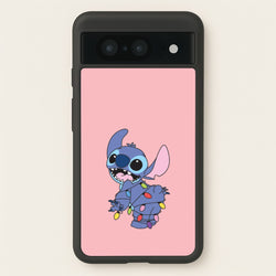 Cute Blue Alien Fairylights Google Pixel 8 Case