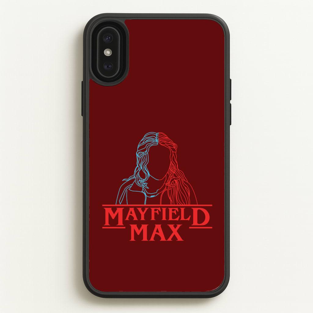 Blue And Red Max iPhone XS Max Case