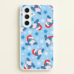 Cartoon Donkey Stars Pattern Galaxy A16 Case