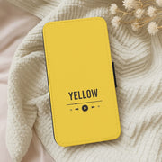 Yellow Music Player Flip / Wallet Phone Case 5