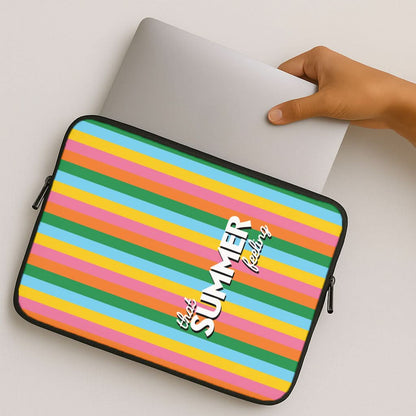 That Summer Feeling Stripes MacBook Cover