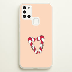 Christmas Candycane Plushies Galaxy A21s Case