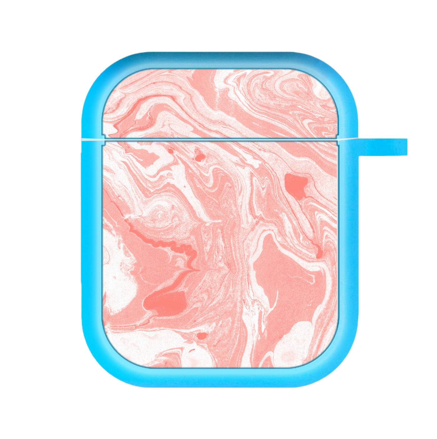 Pink Swirly Marble AirPods Case