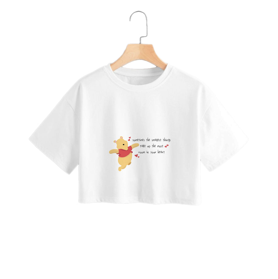 Take Up The Most Room - Winnie The Pooh Crop Top