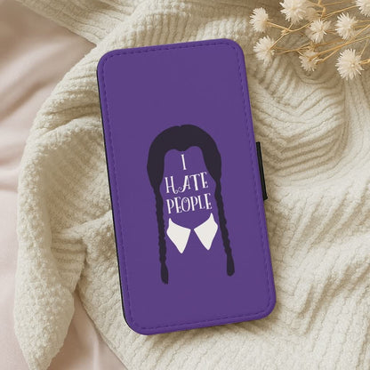 I Hate People Leather Phone Case