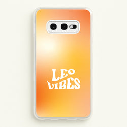 Leo Vibes Gradient Zodiac Galaxy S10e Case