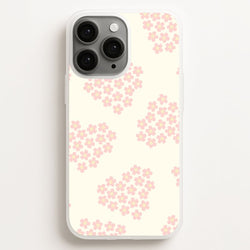 Flower Hearts Pattern Phone Case for Apple iPhone, Samsung Galaxy, Huawei and Google Pixel