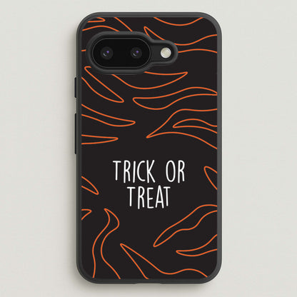 Zebra Print Trick Or Treat Google Pixel 9a Case