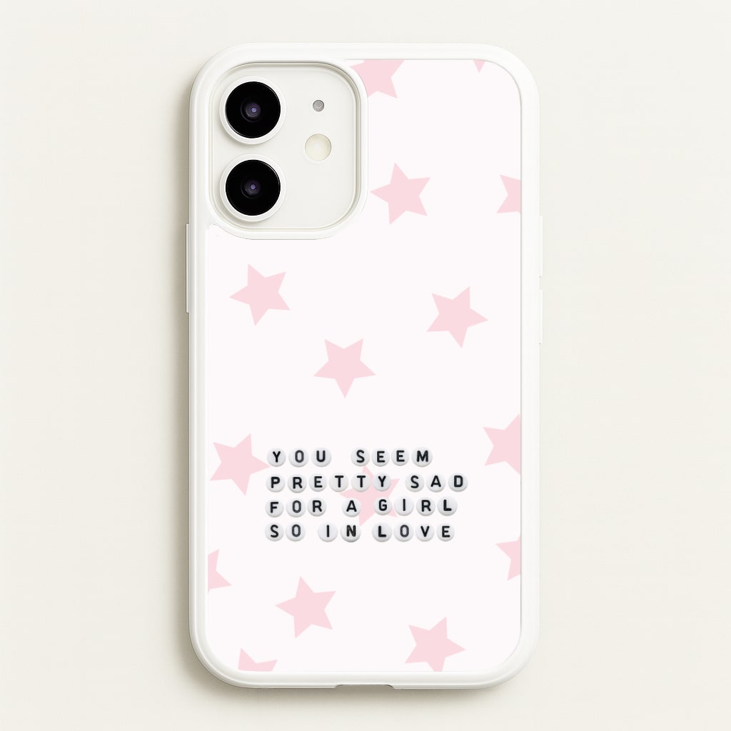 Pretty Sad Letter Beads iPhone 12 Mini Case